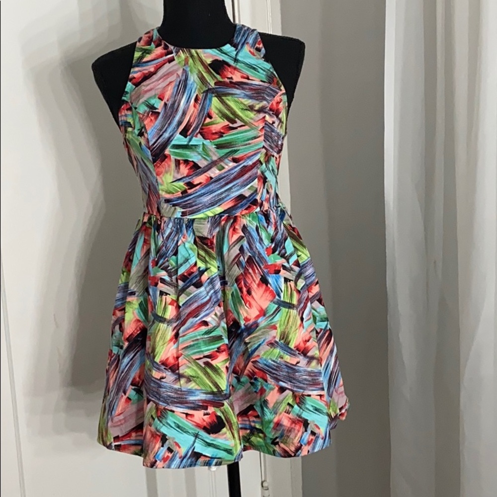 Multi Colored Skater Dress✨